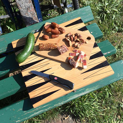 Brotzeit - a hearty backpacking lunch.