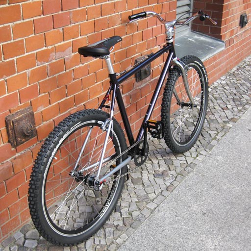 A singlespeed mountainbike.