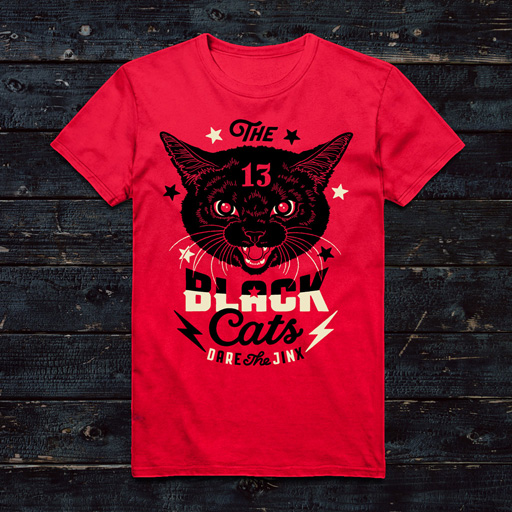 The 13 black cats T-shirt.