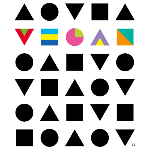 geometric vegan typography