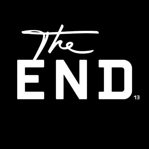 The End typography